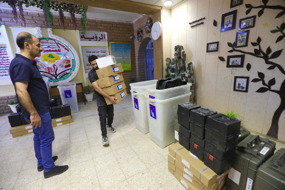 Unge irakere går til valg for at udfordre det etablerede system