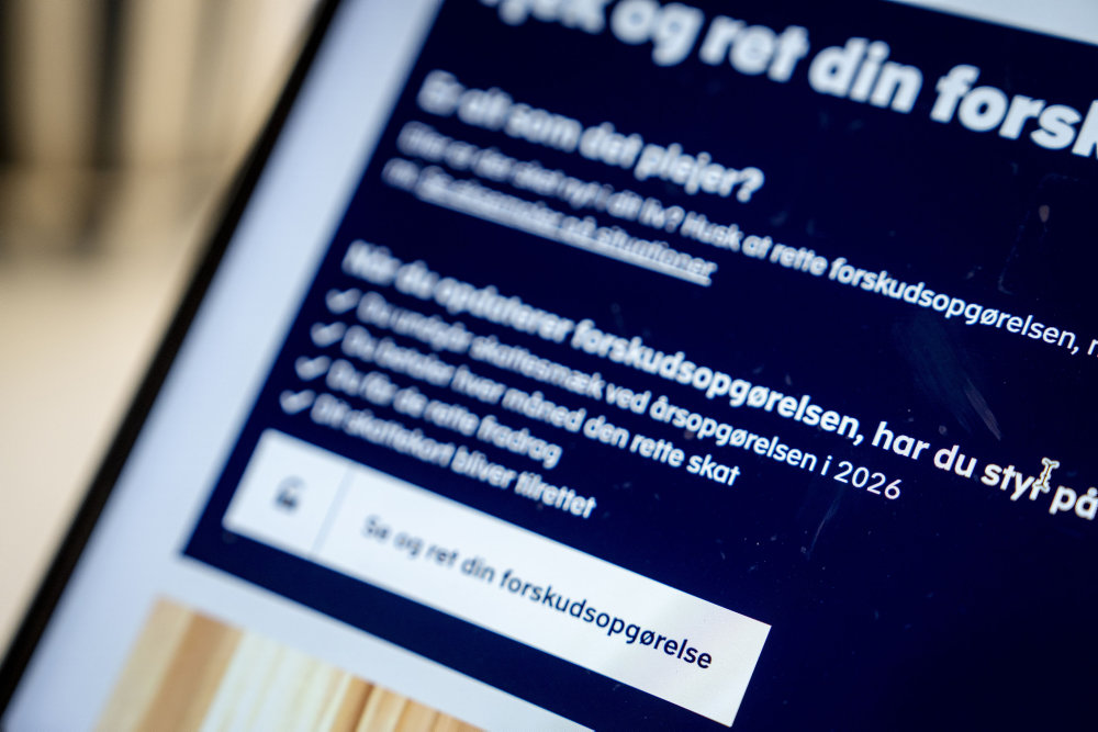 Forskudsopgørelse er åbnet med 40 minutters kø tidlig morgen