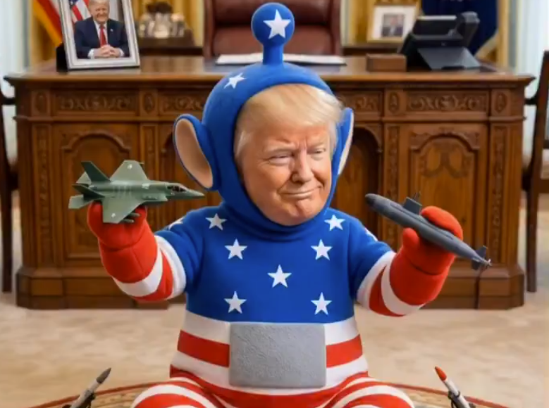 Falske videoer af Trump, der leger med jagerfly er Irans seneste våben i informationskrigen