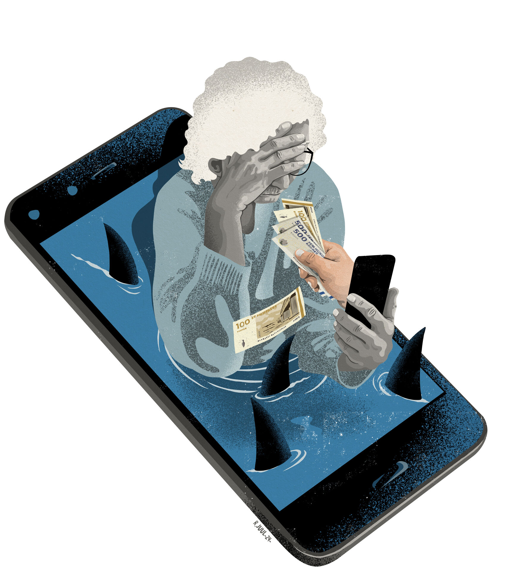 Birgit mistede 221.000 kroner til svindlere og måtte vente på dom i tre år: 