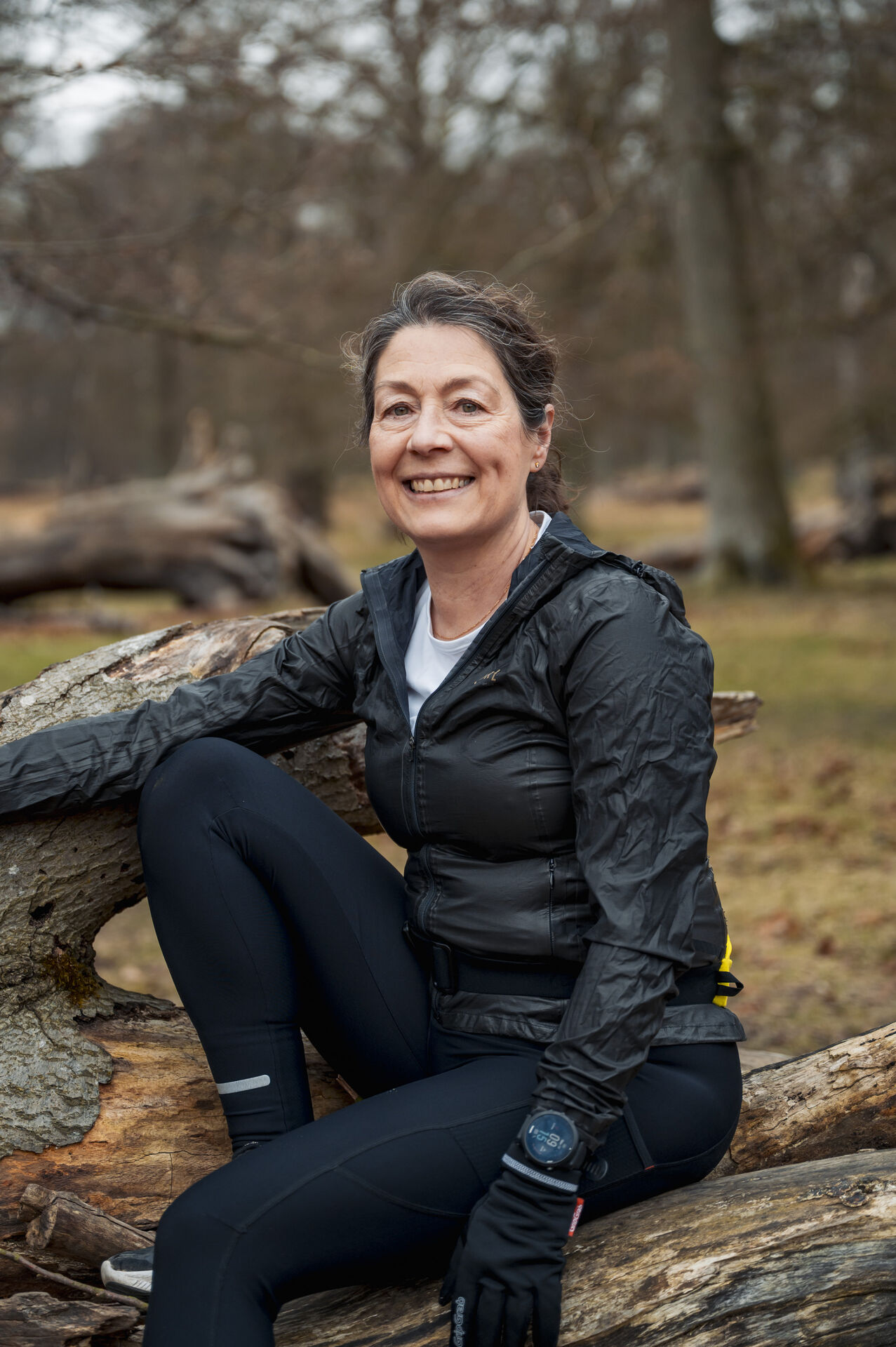 Da sorgen trængte sig på, begyndte hun at løbe