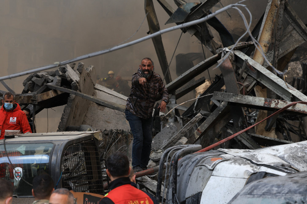 Beiruts beboere i sorg efter Israels angreb i Libanon