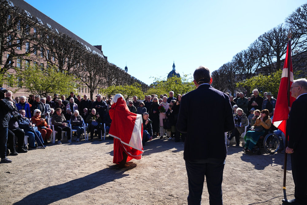 Modstandsfolk hyldes med monument for sprængning af Forum