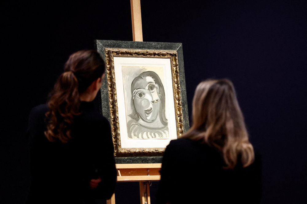 Franskmand vinder ægte Picasso-maleri for 750 kroner