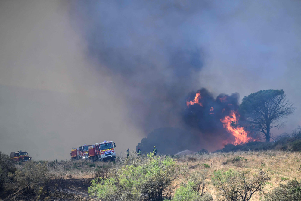 Naturbrande sætter rekord i Europa