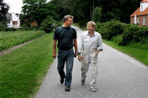 Troels Laursen (tv.) og Jan Anker Petersen mødes helt spontant og har ikke faste rammer for deres venskab. – Foto: Scanpix.