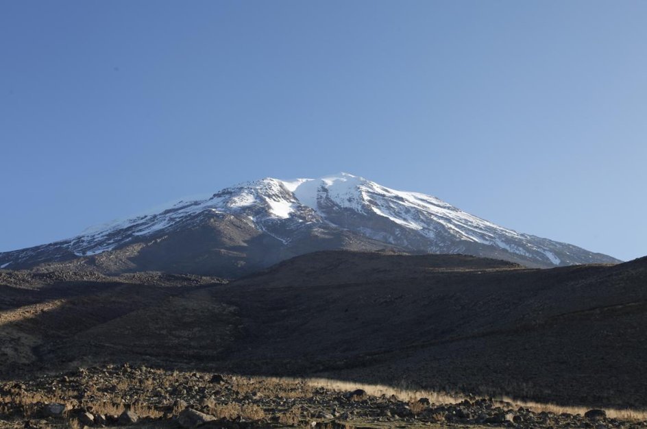 Det var på bjerget Ararat i det østlige Tyrkiet at ekspeditionen fandt sted. -