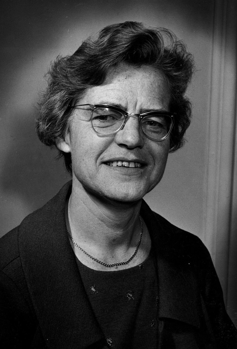 Bodil Koch (S), kirkeminister 1950 og 1953-1966.