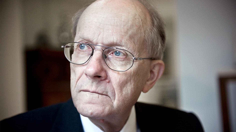 Professor Eike Wolgast fotograferet på Hotel Kong Arthur. 2011.