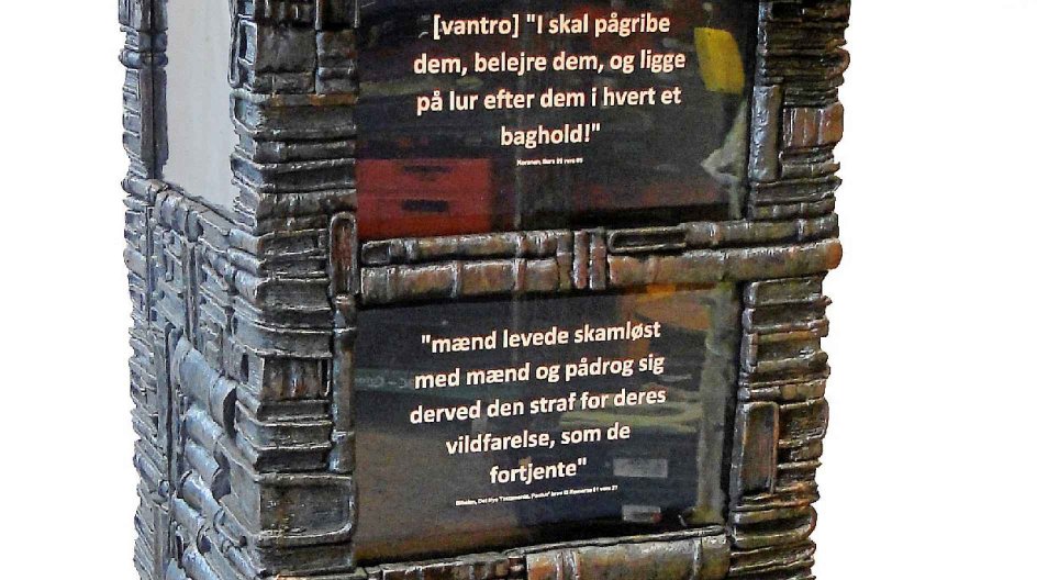 Illustration: Fra udstillingen ”Abrahams Børn” på Silkeborg Bad