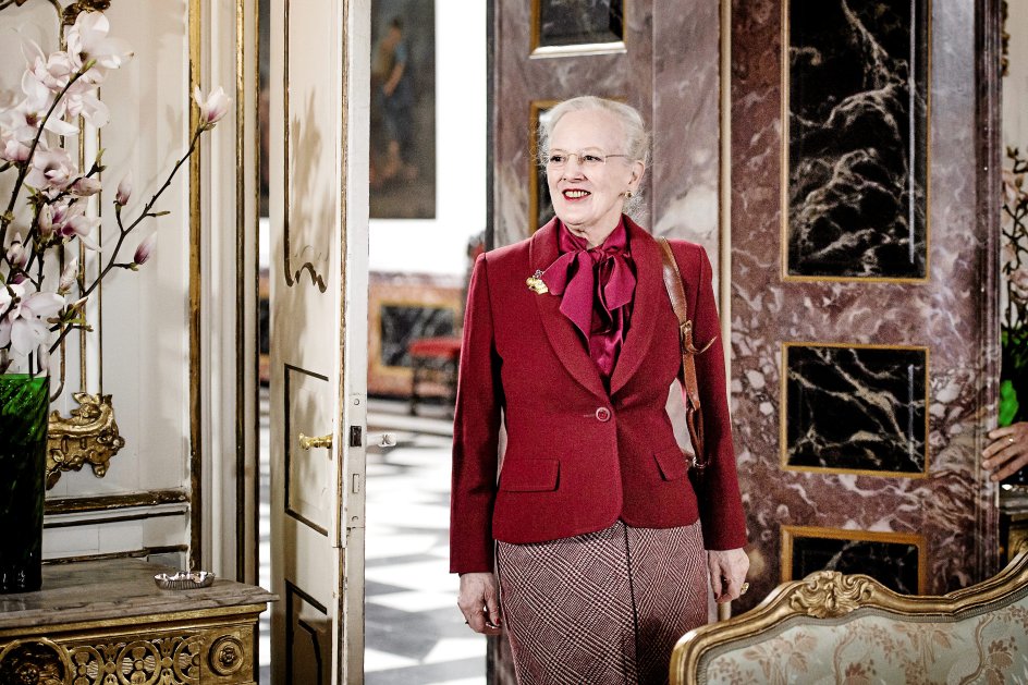 Dronningen var i topform, da hun i anledning af 75-års fødselsdagen i mandags tog imod repræsentanter for den danske og udenlandske presse på Fredensborg Slot.