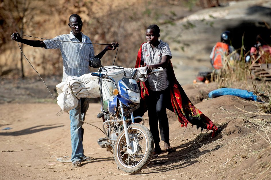 700.000 sydsudanere har søgt tilflugt i Uganda. 