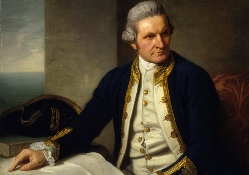 Den mytiske hvide verden fik også den berømte kaptajn James Cook til på sin anden ekspedition mellem 1772 og 1775 at søge efter Sydpolen.