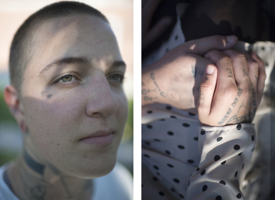 Sika og Noah Skaalum fotograferet til en artikel i forbindelse med Pride 2018.
