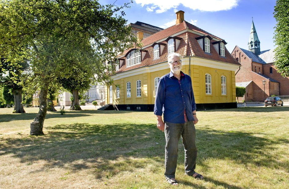 Erik A. Nielsen ved Ingemanns Hus.