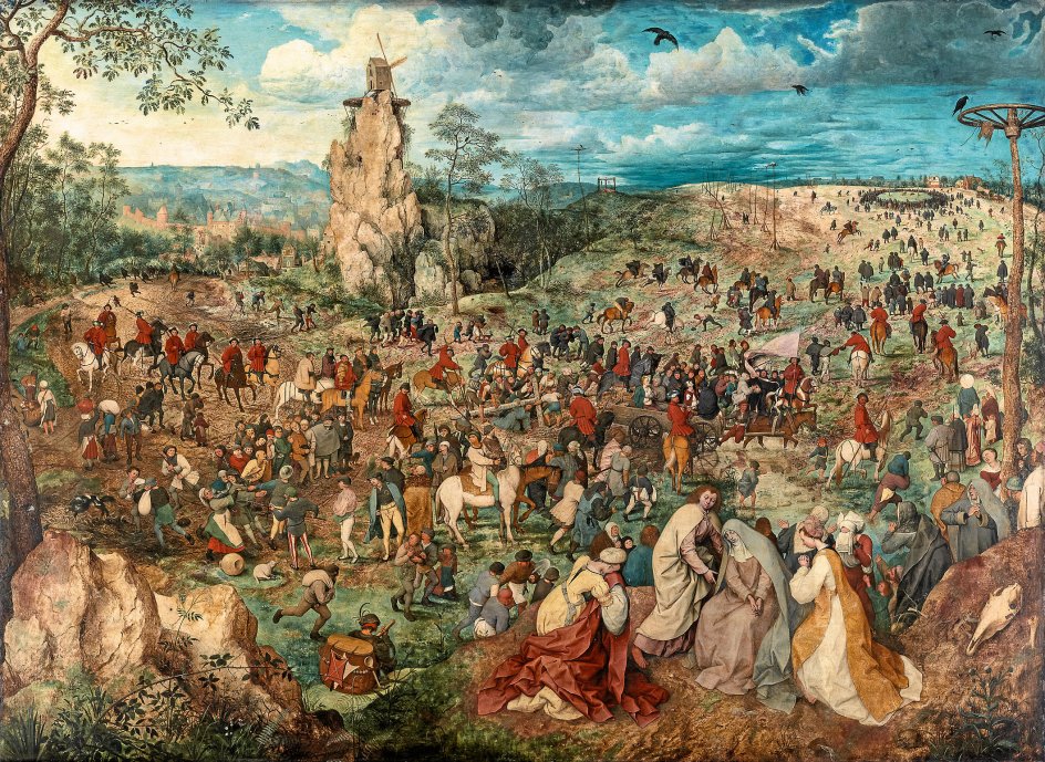 Pieter Bruegel den ældre: ”Christ Carrying the Cross” (1564). –