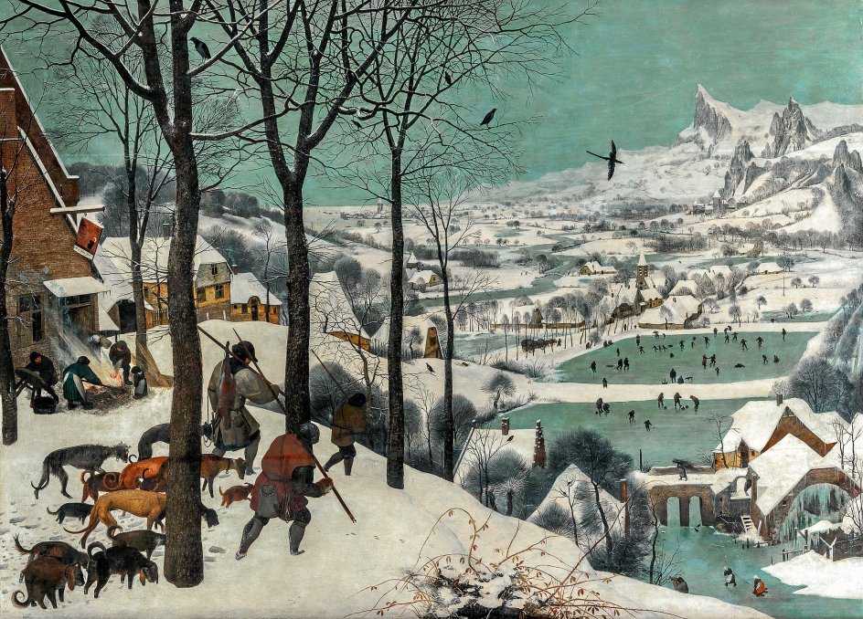 Pieter Bruegel den ældre: ”Hunters in the Snow” (1565). –