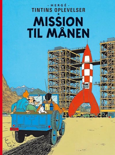 "Mission til Månen" af Hergé, 1952.