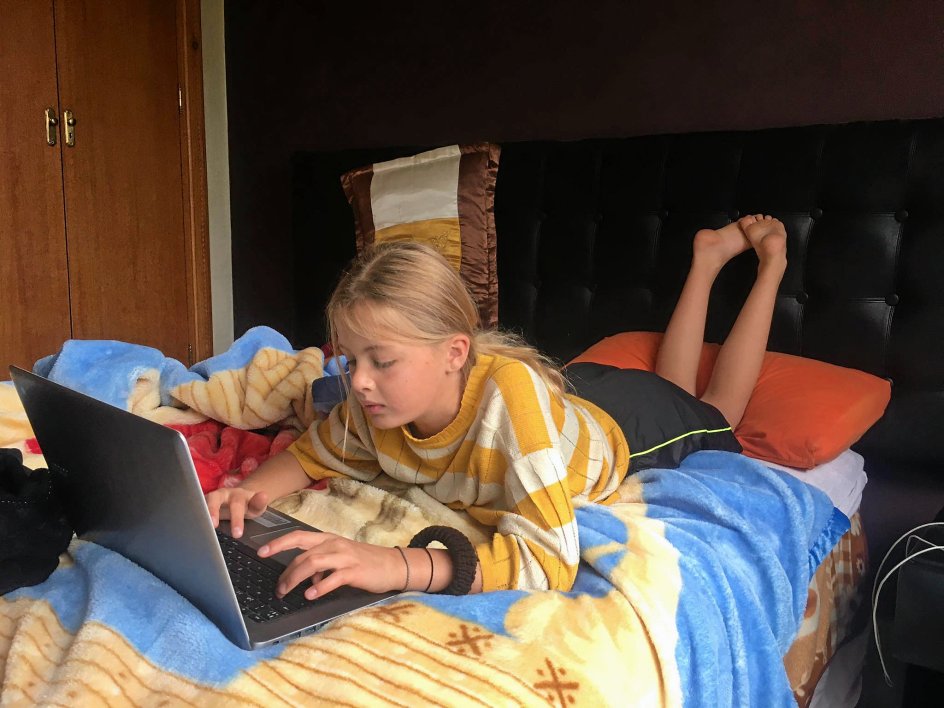 Korrespondent Therese, som er fanget i Marokko.