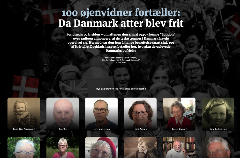 Mange danskere tog opstilling langs Amagerbrogade i København for at få et glimt af de britiske soldater, der kørte igennem byen. De første allierede soldater – engelske faldskærmsjægere – landende i Kastrup lufthavn den 5. maj og kørte i triumftog gennem København i lastbiler.