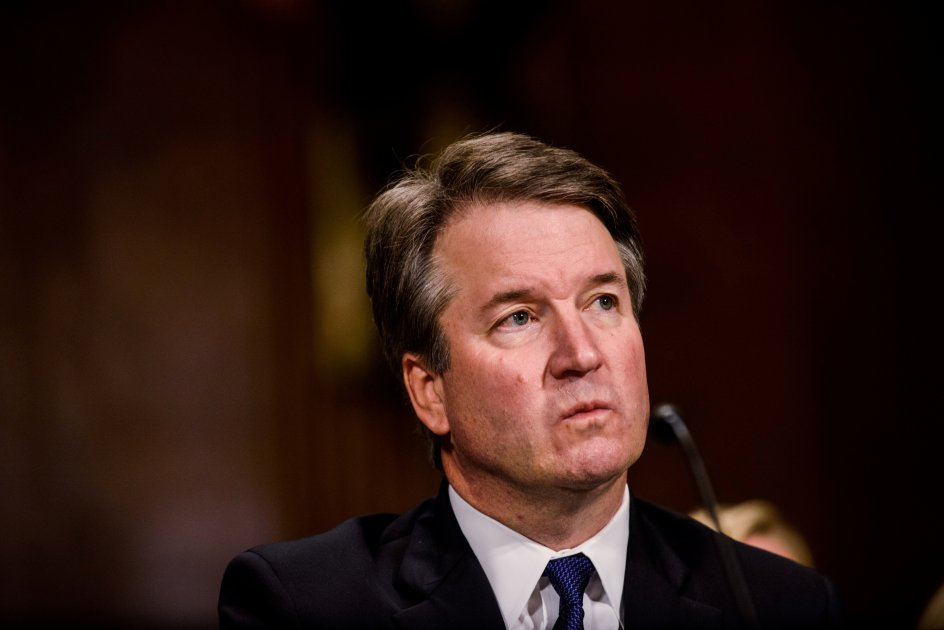 Billedet af dommerne i USA's højesteret blev taget den 1. juni 2017, og to af dem på billedet besidder ikke længere det embede: Ruth Bader Ginsburg (nederste række yderst til venstre) døde i september dette år, og hendes sidemand, Anthony Kennedy, gik på pension i 2018.