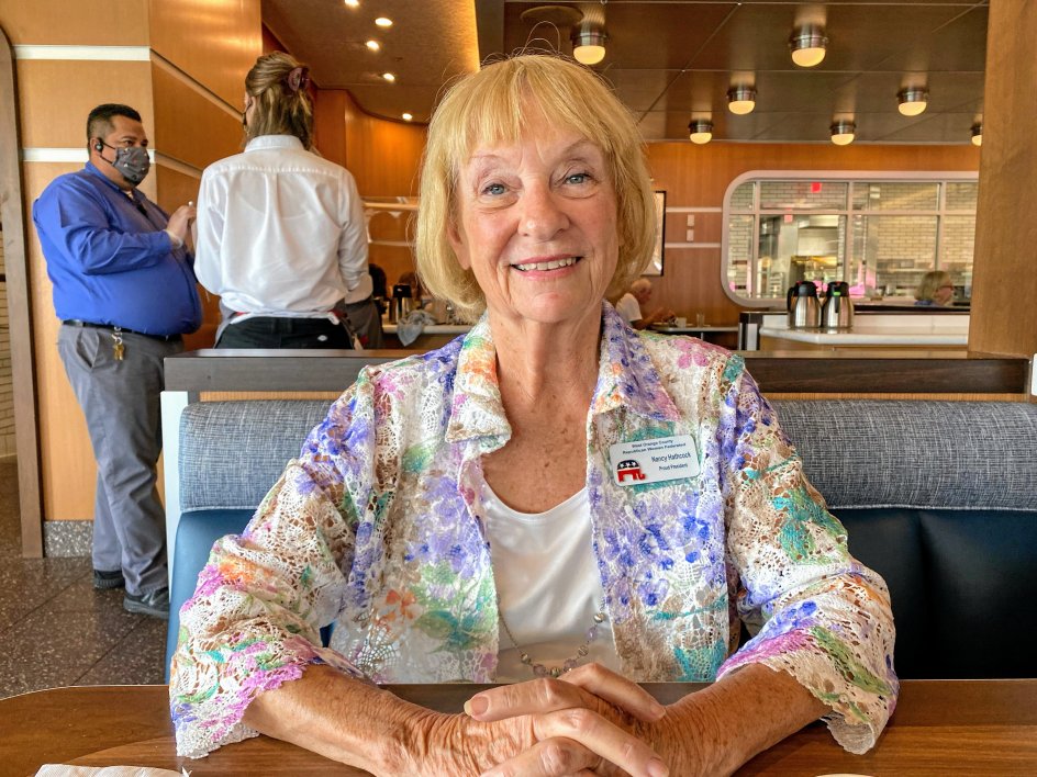 Nancy Hatchcok er 75 år, bestyrelsesmedlem og aktivitetskoordinator på et plejehjem i Los Alamitos, Californien. – Foto: Sidsel Nyholm.