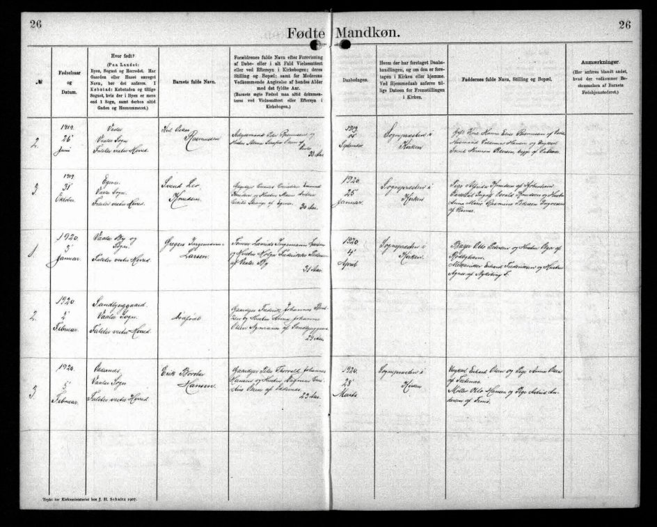 De ældste danske kirkebøger er fra 1500-tallet. Siden 2004 er kirkebogsføringen sket digitalt.