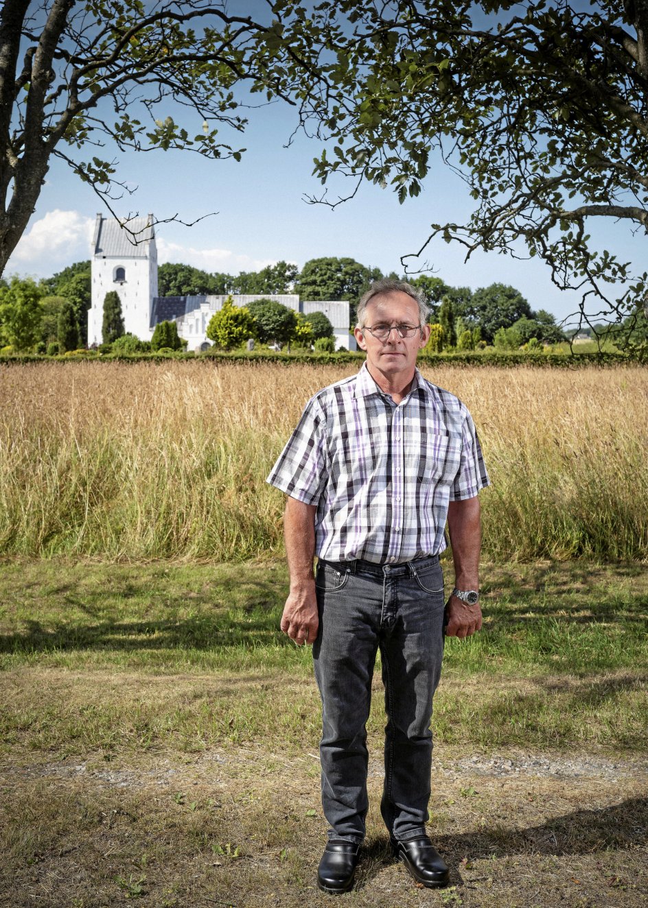 Søren Holm Kristensen måtte genopslå en præstestilling til Albæk Kirke sidste år. Han er menighedsrådsformand i et af Aalborg Stifts mange landsogne.