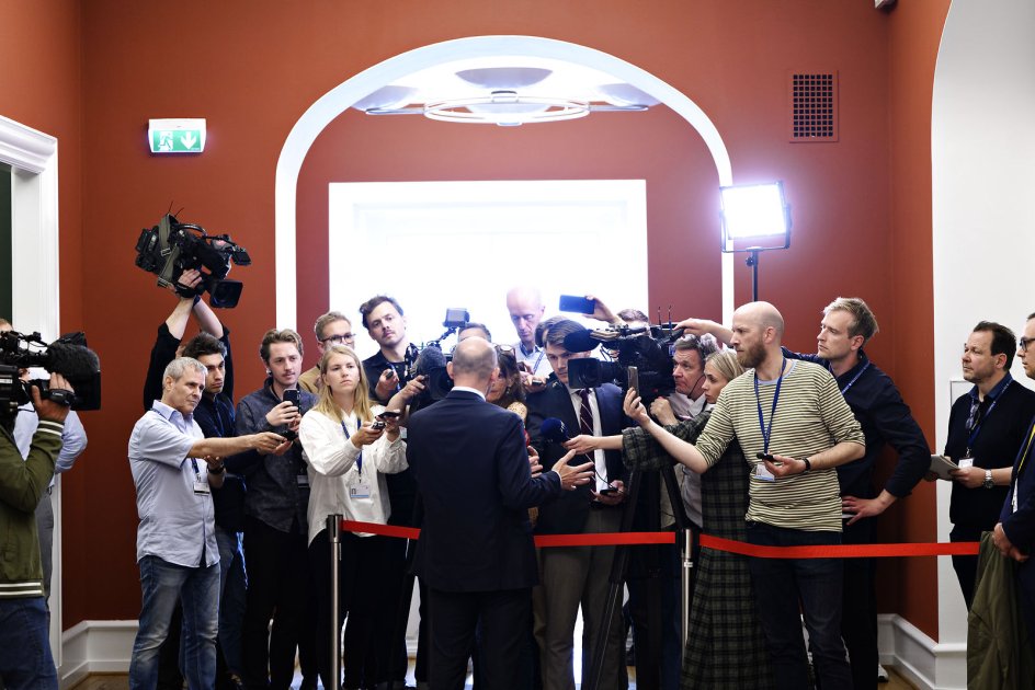 Søren Pape Poulsen deler De Konservatives standpunkt i sagen som Claus Hjort Frederiksens immunitet med pressen. Foto: Philip Davali/Ritzau Scanpix