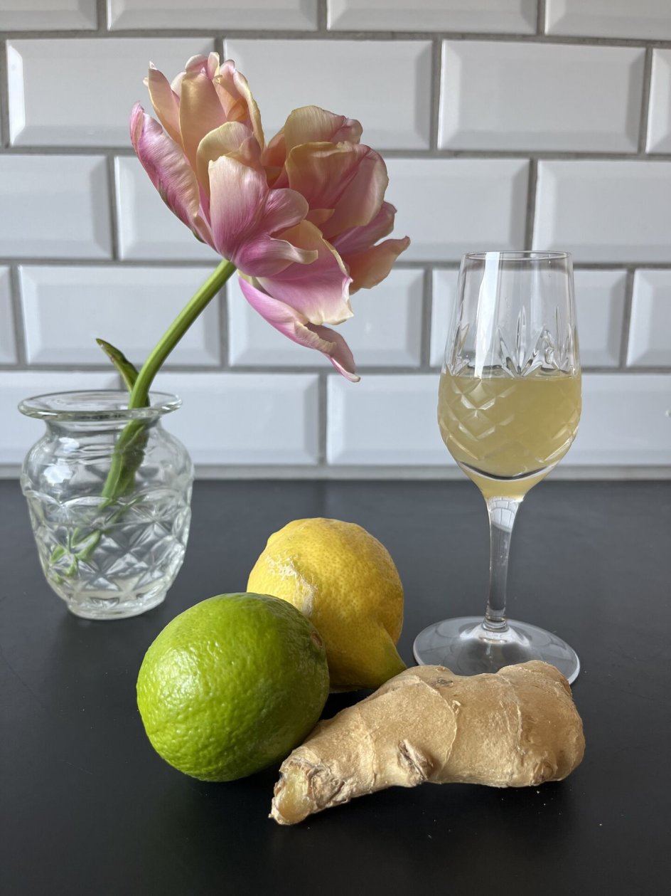 Jeg begyndte at hoste, men heldigvis har jeg opskriften på denne drink ...