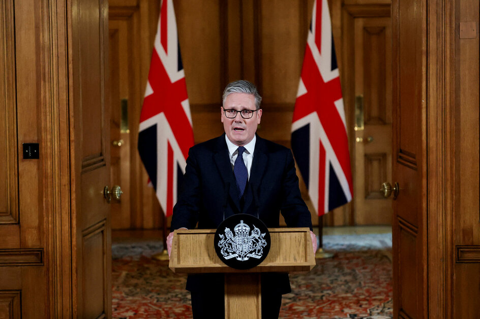Keir Starmer og den britiske regering er klar til at anerkende Palæstina som stat i september.