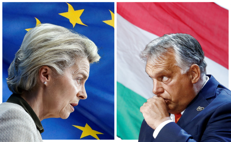I et ualmindeligt skarpt angreb kaldte EU-Kommissionens formand, Ursula von der Leyen (til venstre), den ungarske lov for ”en skændsel”, der er i strid med EU’s grundlæggende værdier. Den ungarske regeringsleder Viktor Orbán (til højre) hævder at repræsentere et nationalistisk og konservativt alternativ til de vesteuropæiske demokratier.