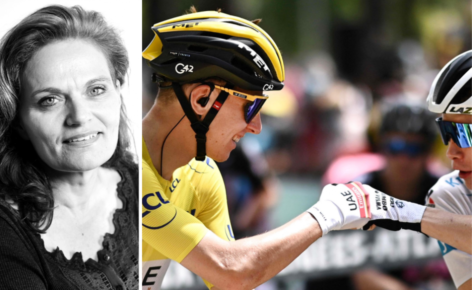 24-årige Jonas Vingegaard (i gult) kørte over evne og endte som nummer to under årets Tour de France. Hvorfor fascinerer det cyklende menneske os så meget?