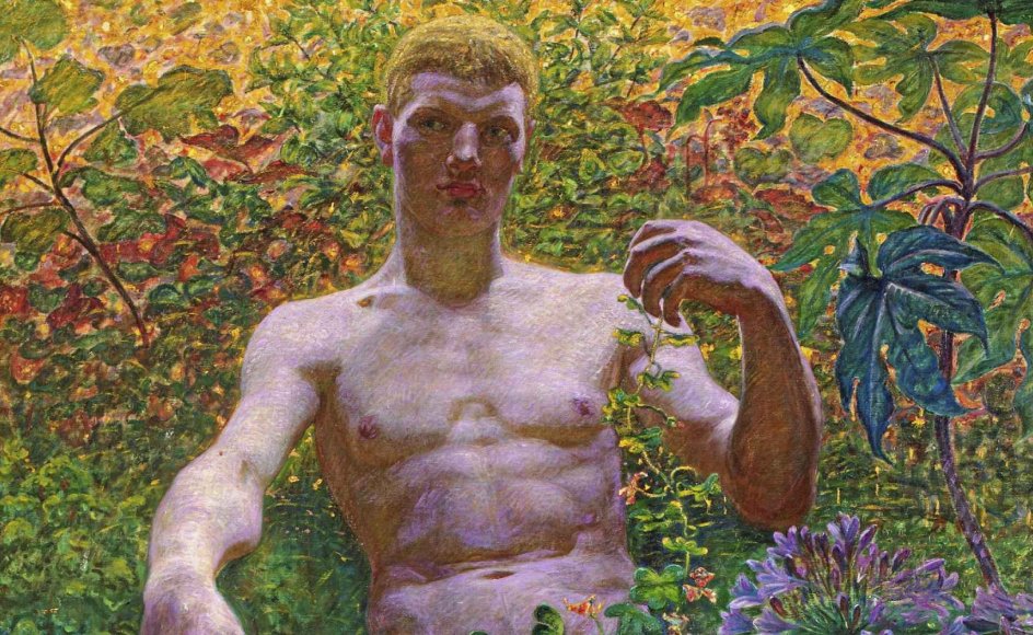 Kristian Zahrtmanns maleri ”Adam i Paradis” fra 1914, som har været inspirationskilde til Rakel Haslund-Gjerrilds roman, er i dag privateje, men kunne i 2019 og 2020 ses på udstillingen ”Kristian Zahrtmann. Queer, kunst og lidenskab” på Den Hirschsprungske Samling, Ribe Kunstmuseum, Statens Museum for Kunst og Fuglsang Kunstmuseum.