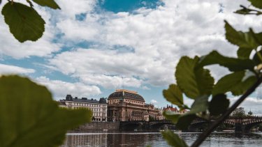 Narodni Divadlo (Nationalteatret) i Prag.