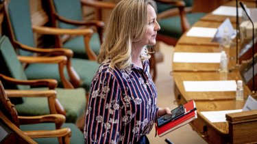 Ida Auken havde en hemmelighed til lytterne.