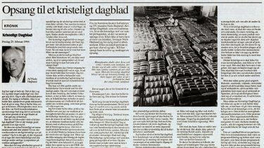 Sådan så kronikken ud, da den første gang blev bragt i Kristeligt Dagblad i år 1994.