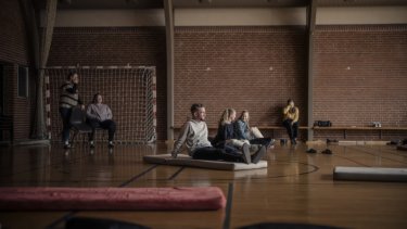 Aftentilbedelse på Børkop Højskole mandag den 4. oktober 2021.