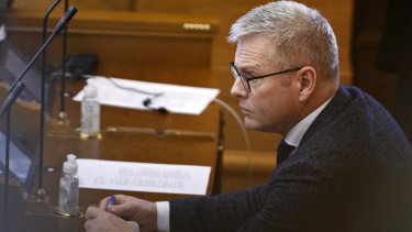 På dagens møde valgte udviklingsminister Flemming Møller Mortensen (S) at fokusere på jihadismens betydning for arbejdet med trosfrihed. Billedet her er taget i Folketingssalen den 14. december.