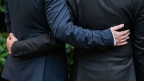 I en forsøgsordning kaa homoseksuelle par blive viet i Church of England. Billedet er et arkivfoto. 